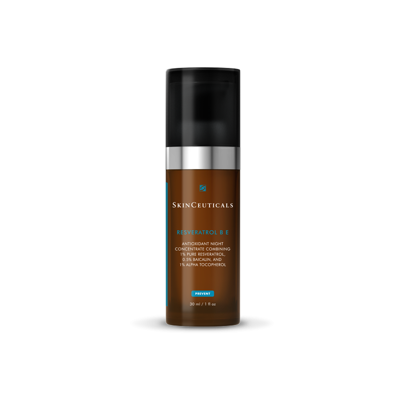 SKINCEUTICALS RESVERATROL B E Concentré Antioxydant de Nuit pompe flacon 30ml SKINCEUTICALS RESVERATROL B E Concentré Antioxydant de Nuit pompe flacon 30ml
