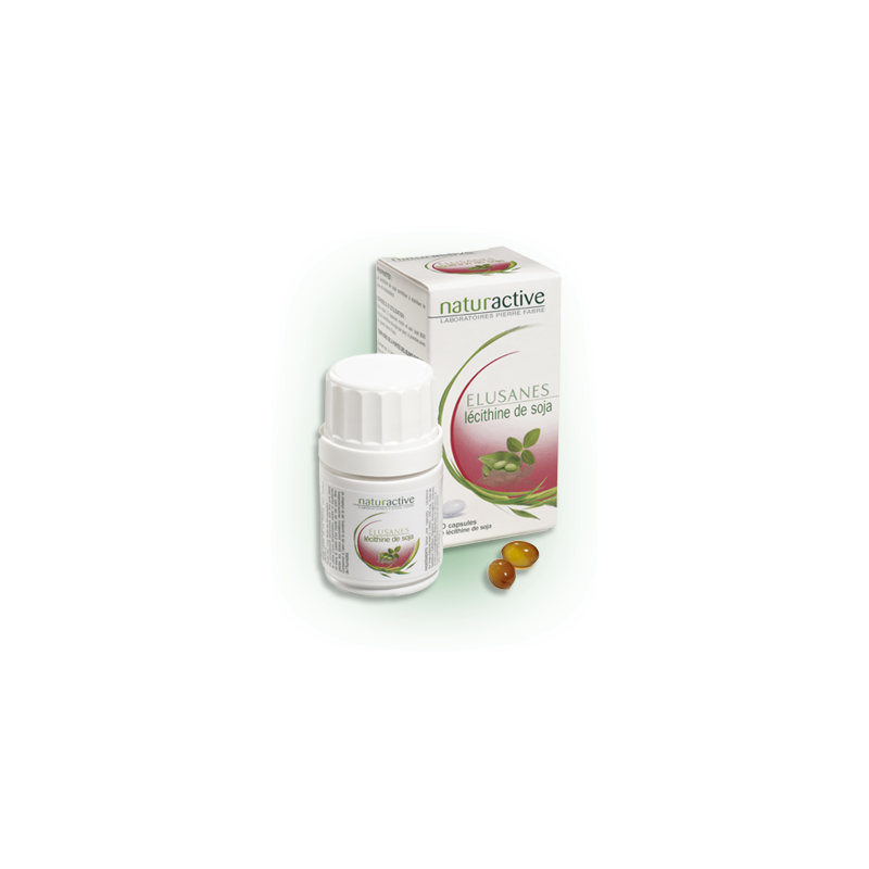 Lécithine de soja Elusanes 200mg 60 capsules Lécithine de soja Elusanes 200mg 60 capsules