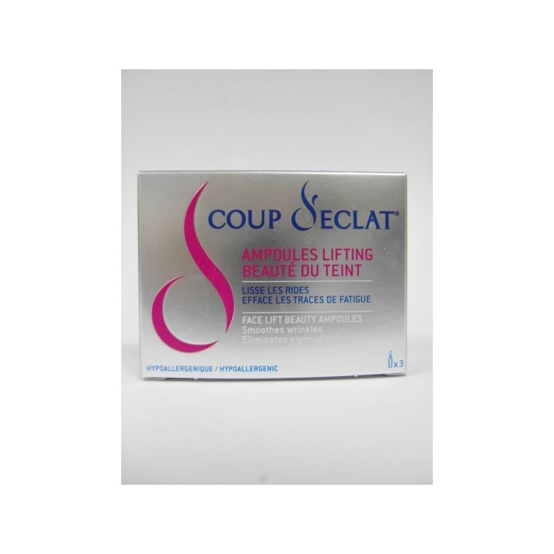 Asepta Coup d'Eclat Ampoules Lifting - Boite 3x1ML Asepta Coup d'Eclat Ampoules Lifting - Boite 3x1ML