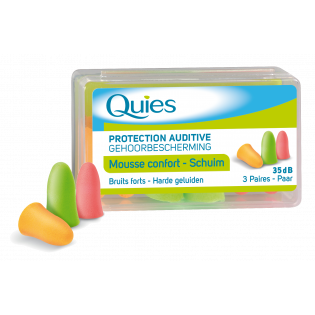 Quies Protection auditive mousse confort 3 paires