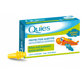 Quies Protection auditive enfant avion 1 paire réutilisable