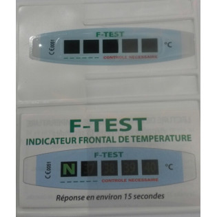 F-Test indicateur frontal de température à l'unité