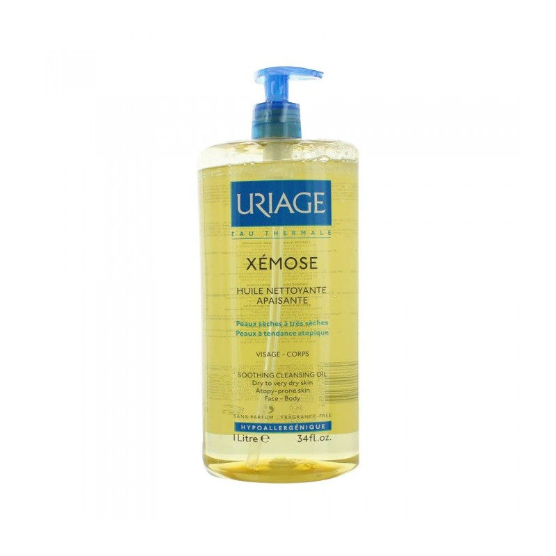 URIAGE XEMOSE Huile Nettoyante Apaisante Flacon pompe 1L URIAGE XEMOSE Huile Nettoyante Apaisante Flacon pompe 1L