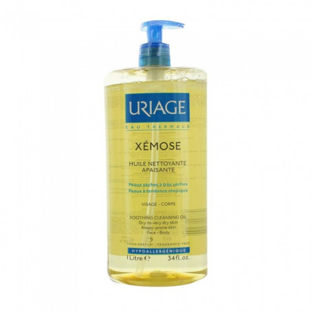 URIAGE XEMOSE Soothing Cleansing Oil Pump Bottle 1L