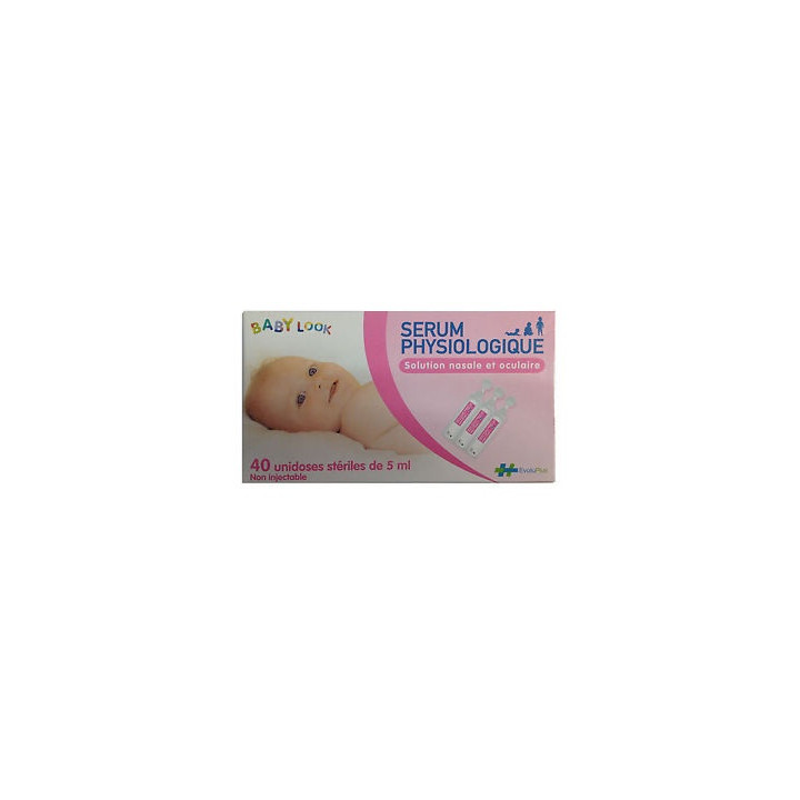 PHYSIOLOGICAL SERUM 40 unidoses of 5ml
