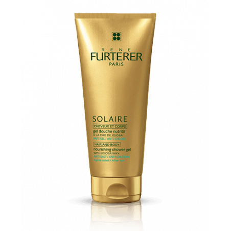 FURTERER Solaire Gel douche nitritif cheveux et corps. Tube 200ml