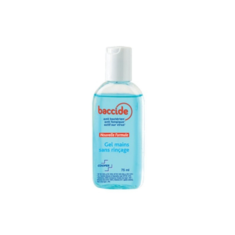 Baccide COOPER gel hydroalcoolique mains 75ml Baccide COOPER gel hydroalcoolique mains 75ml