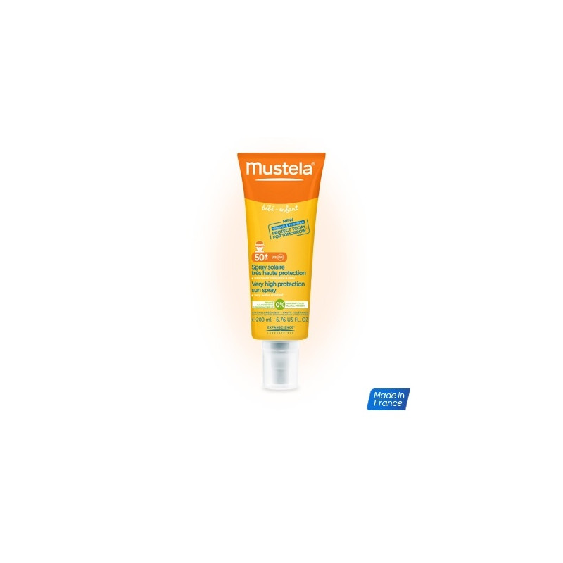 MUSTELA Spray solaire 50+ 200ml MUSTELA Spray solaire 50+ 200ml