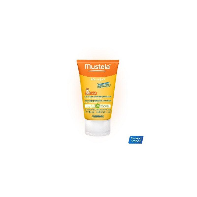 MUSTELA Lait solaire 50+ 100ml MUSTELA Lait solaire 50+ 100ml