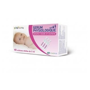 Babylook serum physiologique 40 unidoses de 5ml