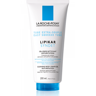 La Roche Posay Lipikar Syndet Anti-irritation cleansing gel-cream. Tube 200ML