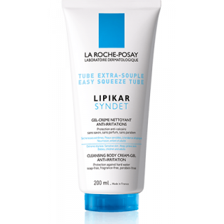 La Roche Posay Lipikar Syndet Gel-crème Nettoyant anti-irritations. Tube 200ML