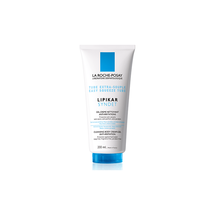 La Roche Posay Lipikar Syndet Gel-crème Nettoyant anti-irritations. Tube 200ML