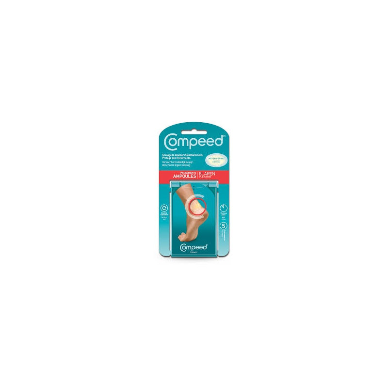 Compeed Ampoules Moyen Format x5 pansements Compeed Ampoules Moyen Format x5 pansements
