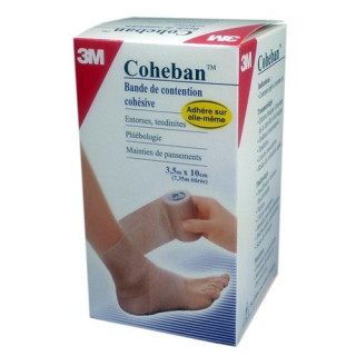 Coheban bande de contention cohésive 3.5mx10cm 