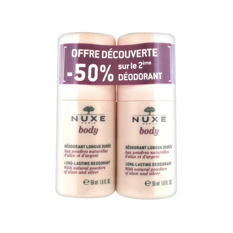 NUXE Body Déodorant Longue Durée 2x50ml NUXE Body Déodorant Longue Durée 2x50ml