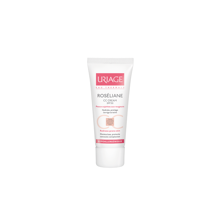 URIAGE ROSÉLIANE CC Crème SPF30  Hydra-protectrice – Correction de teint  40ml