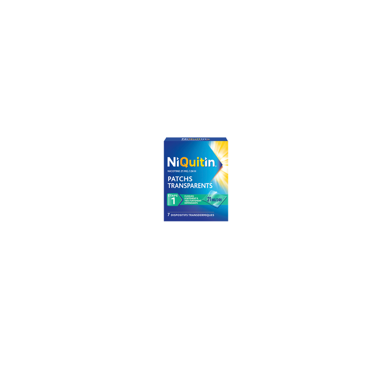 NIQUITIN PATCHS TRANSPARENTS 21MG/24H BTE DE 28 NIQUITIN PATCHS TRANSPARENTS 21MG/24H BTE DE 28