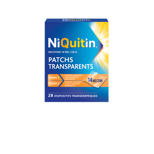 NIQUITIN CLEAR PATCHES 14MG/24H BOX OF 28