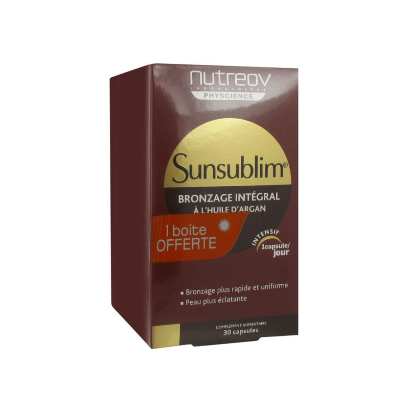 SUNSUBLIM NUTREOV Bronzage Integrale Lot de 3