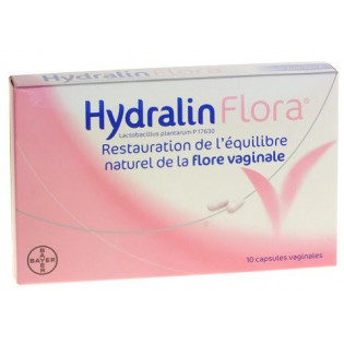 Hydralin Flora 10 Vaginal Capsules