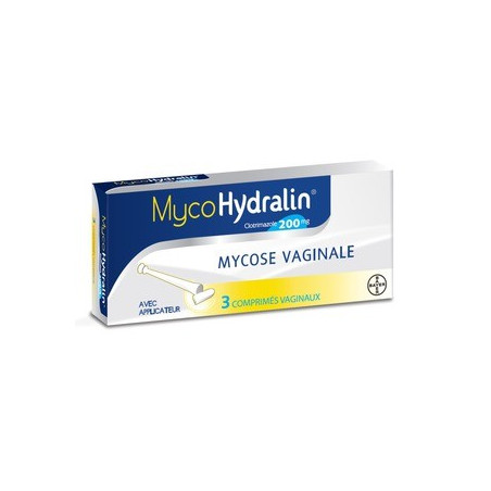 MYCOHYDRALIN 3 vaginal tablets with applicator