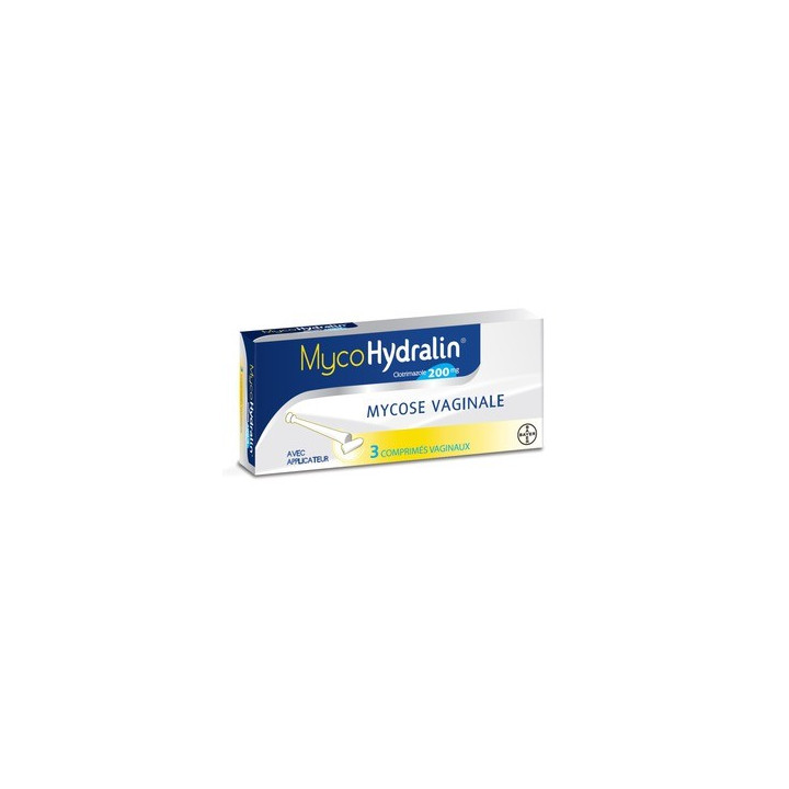 MYCOHYDRALIN 3 vaginal tablets with applicator