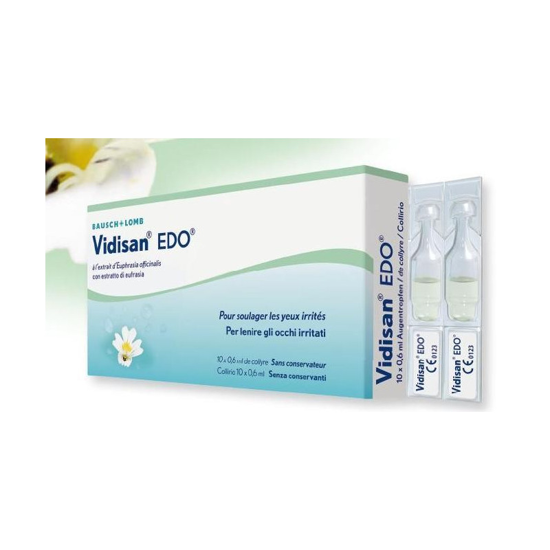 Vidisan® EDO - Dispositif Médical - 10 unidoses de 0.6ml Vidisan® EDO - Dispositif Médical - 10 unidoses de 0.6ml