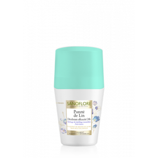 Sanoflore 24 Hour Deodorant Linen Purity roll on 50 ML