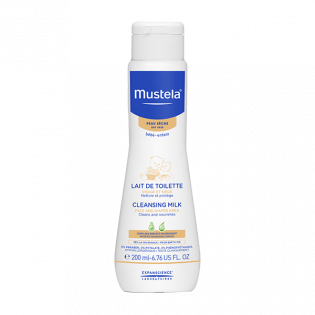 Mustela Bébé Lait de Toilette - Bottle 200ML