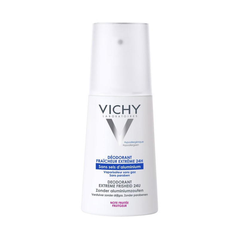 Senaat Succesvol De Kamer Vichy Extreme Freshness Deodorant 24H without aluminium salts spray 100ml