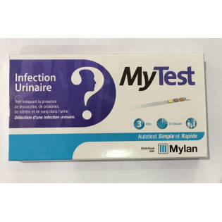 MYTEST INFECTION URINAIRE MYLAN 3 KITS