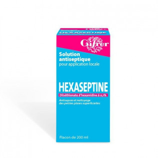 HEXASEPTINE ANTISEPTIC SOLUTION BOTTLE 75ML