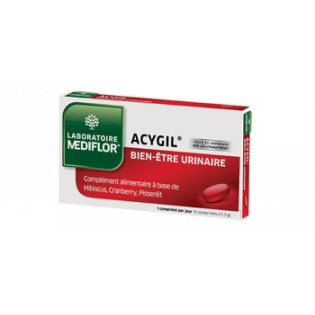 ACYGIL URINARY WELL-BEING BOX OF 15 TABLETS