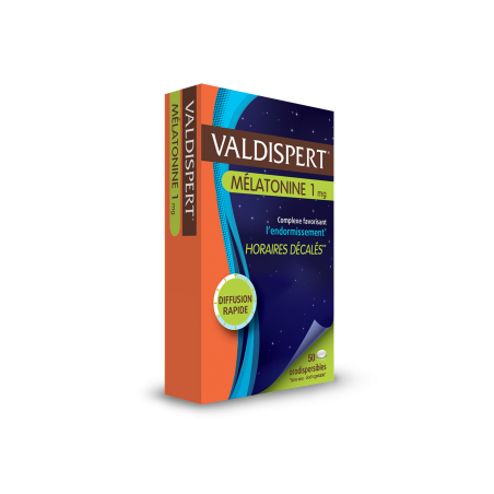 VALDISPERT MELATONIN 1ML BOX OF 50 ORODISPERSIBLE TABLETS