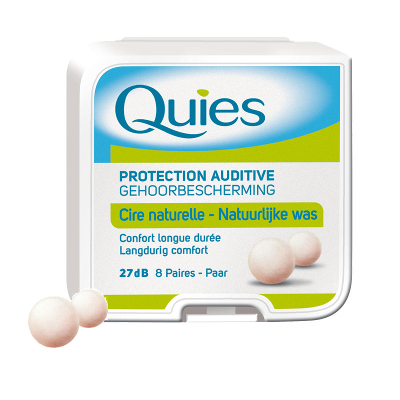 Quies Natural Wax Hearing Protection - 8 Pairs