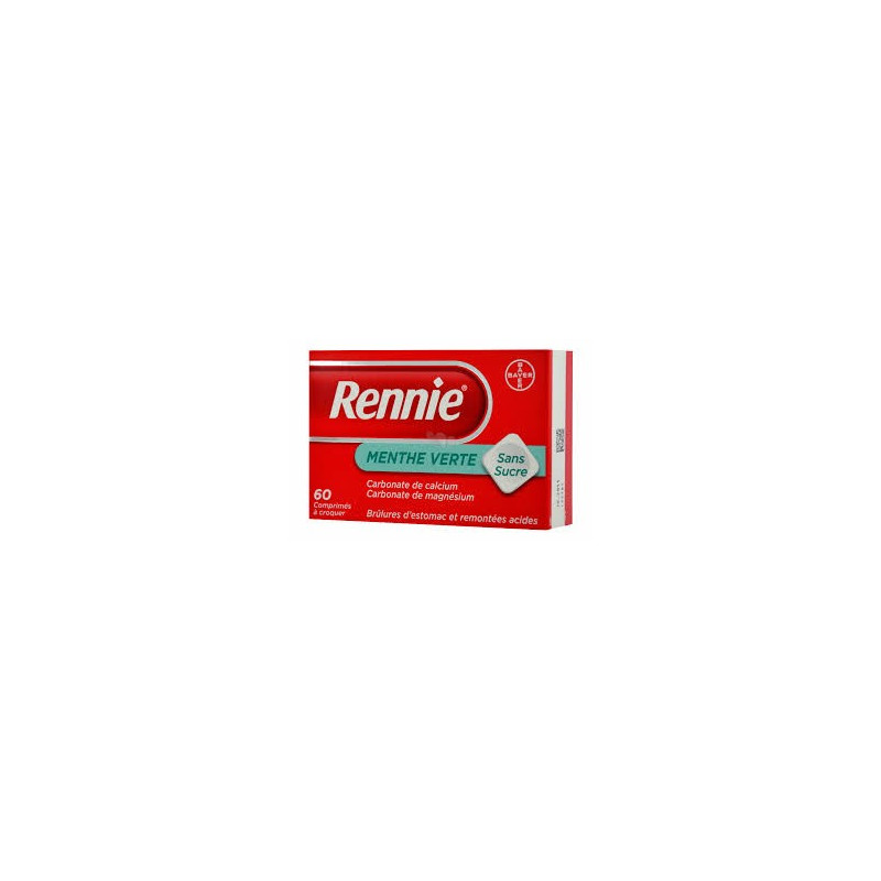 Rennie Spearmint Sugar Free 36 cps Chewable