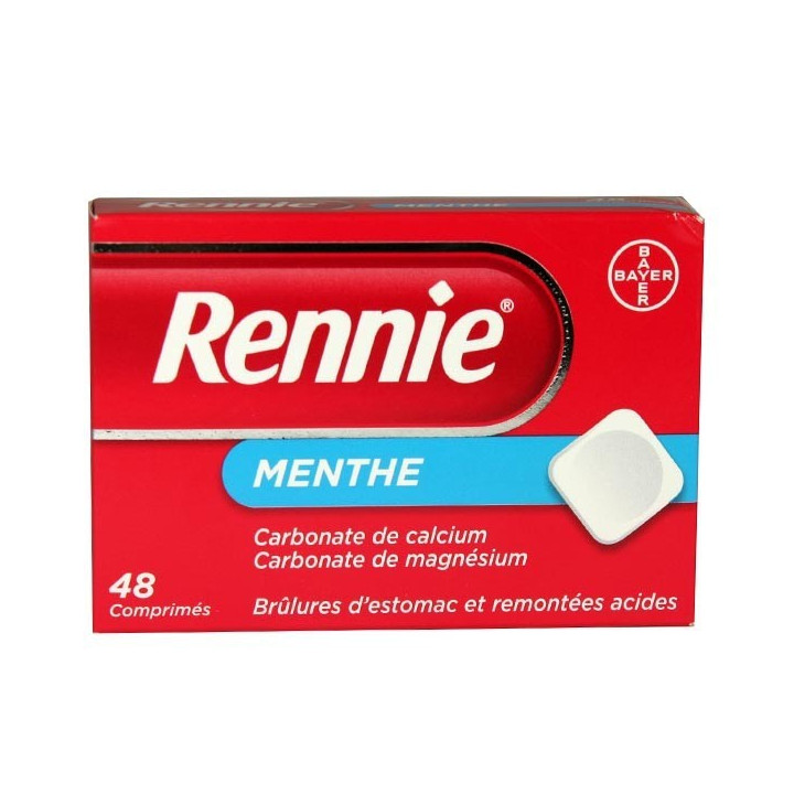 Rennie Mint 48 cps chewable