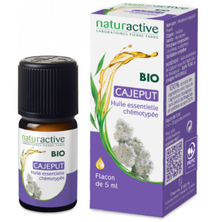 NATURACTIVE ORGANIC ESSENTIAL OIL CAJEPUT FRENCH CHEMOTYPE BOTTLE 5ML