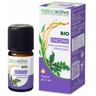 NATURACTIVE ORGANIC ESSENTIAL OIL INCENSE CHEMOTYPE BOTTLE 10ML