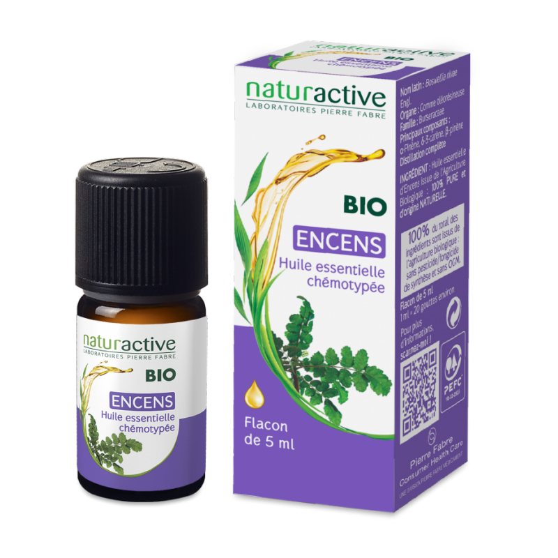 NATURACTIVE BIO HUILE ESSENTIELLE ENCENS CHEMOTYPEE FLACON 10ML