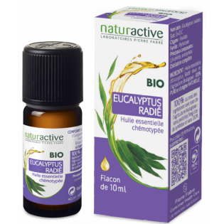 NATURACTIVE BIO HUILE ESSENTIELLE EUCALYPTUS RADIE CHEMOTYPEE FLACON 10ML