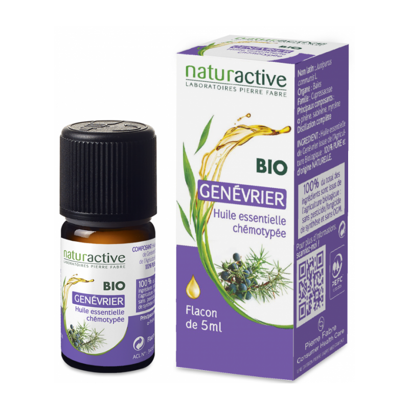 NATURACTIVE ORGANIC ESSENTIAL OIL JUNIPER CHEMOTYPE BOTTLE 5ML