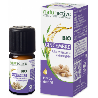 NATURACTIVE ORGANIC ESSENTIAL OIL GINGER CHEMOTYPE BOTTLE 5ML