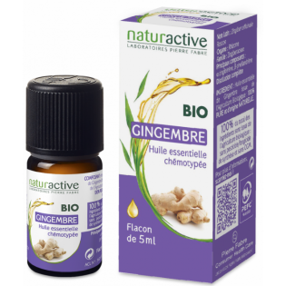 NATURACTIVE ORGANIC ESSENTIAL OIL GINGER CHEMOTYPE BOTTLE 5ML