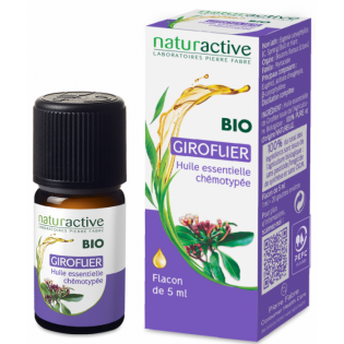 NATURACTIVE ORGANIC ESSENTIAL OIL CLOVE CHEMOTYPE BOTTLE 5ML