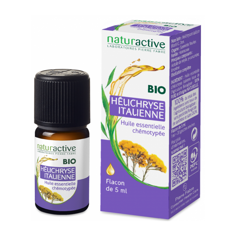 NATURACTIVE BIO HUILE ESSENTIELLE HELICHRYSE ITALIENNE CHEMOTYPEE FLACON 5ML