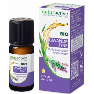 NATURACTIVE ORGANIC ESSENTIAL OIL LAVENDER CHEMOTYPE 10ML BOTTLE