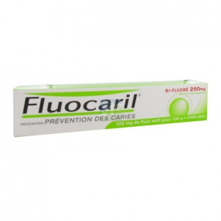 Fluocaril Bi-fluorescent 250mg Toothpaste Caries Prevention 75ML