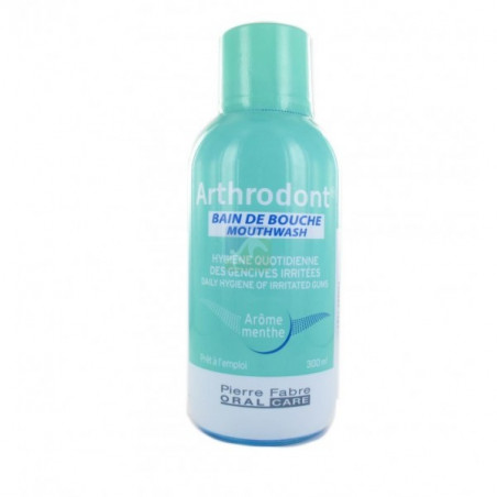 Arthrodont bain de bouche hygiène quotidienne des gencives irritées 300ml